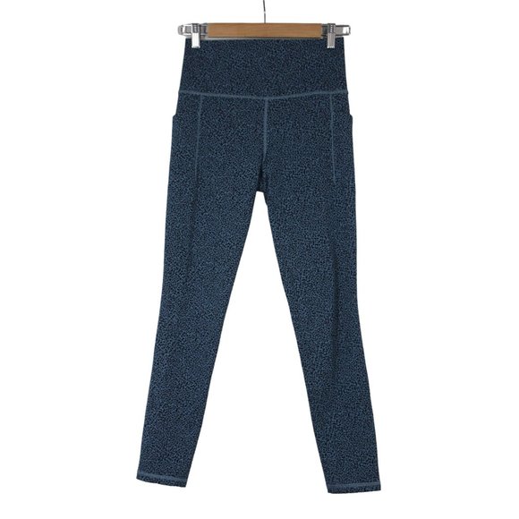 Athleta women's salutation stash II textured‎ knit yoga tight leggings ST - Picture 1 of 10